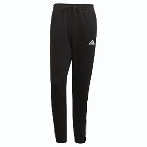 Calça Adidas Essentials 3 Stripes Preto Masculino