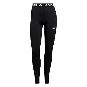 Calça Legging Adidas Techfit Logo Training Feminino Preto