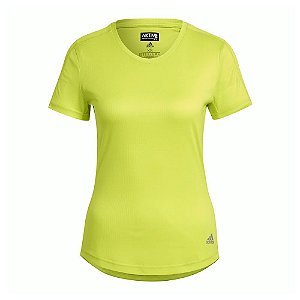 Camiseta Adidas Run It Training Feminino Amarelo 