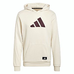 Moletom Adidas Future Icon 3Bar Branco Gelo Masculino