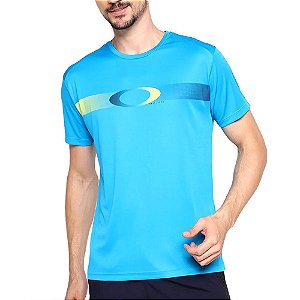 Camiseta Oakley Mod Digi Logo SS Azul Masculino