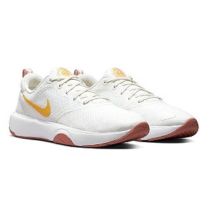 Tenis Nike City Rep TR Feminino Branco e Amarelo