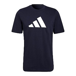 Camiseta Adidas Future Icon Logo Azul Marinho Masculino