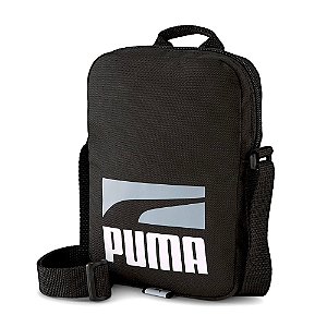 Bolsa Puma Plus Portable II Preto e Branco