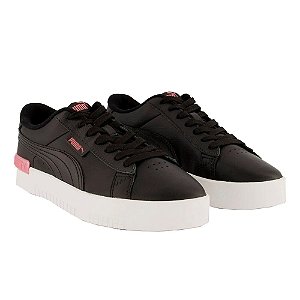 Tenis Puma Jada BDP Feminino Preto Com Rosa