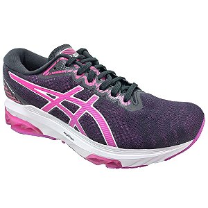 Tenis Asics Gel-Kimera Preto e Rosa Feminino