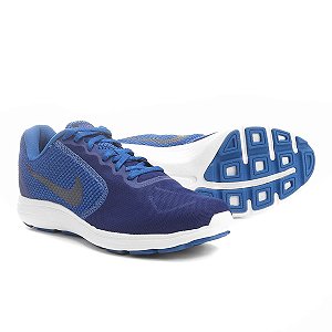 Tênis Nike Revolution 3 Azul/Preto