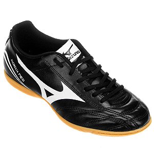 Chuteira Futsal Salão Mizuno Morelia Neo Club Preto