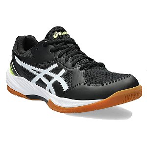 Tenis Asics Gel-Task 3 Volei Preto e Branco Masculino