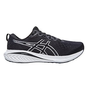 Tenis Asics Gel-Excite 10 Corrida Preto e Branco Masculino