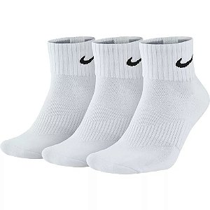 Kit 3 Meias Nike U Cano Médio Branco