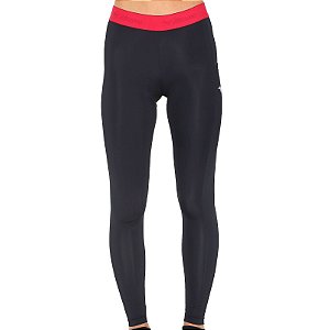 Calça Legging Mizuno Up Preto/Rosa