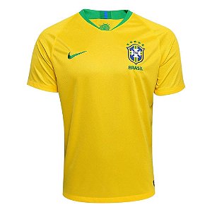 Camisa Nike Brasil Amarela Stadium