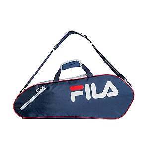 Raqueteira Fila Pomezia Azul E Branco 27L