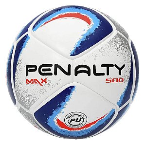 Bola de Futsal Penalty Max 500 Branco e Azul