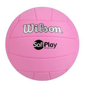 Bola de Volei Wilson Soft Play Rosa