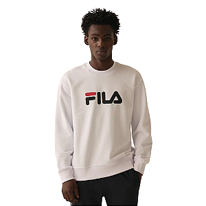Casaco Moletom Fila Comfort Letter III Masculino Branco