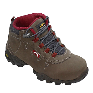 Bota Bull Terrier Breeze Feminino Grafite e Vinho
