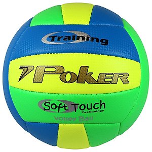 Bola De Volei Poker Training Neon Am/Vd/Az