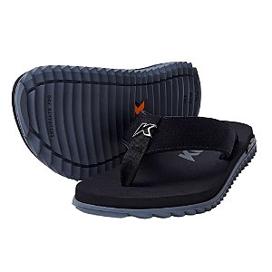Sandália Kenner Kivah Masculino Preto/Cinza