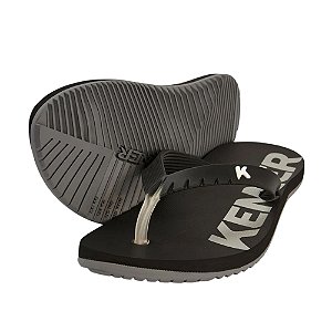 Sandália Kenner Red Chinelo Masculino Preto Cinza