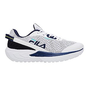 Tenis Fila Diffusion Running Masculino Branco e Azul