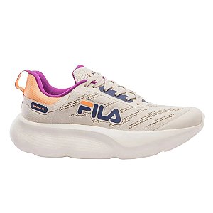 Tenis Fila Maxxi Lite Feminino Bege/Laranja