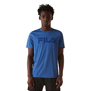 Camiseta Fila Basic Sports II Masculino Azul Federal