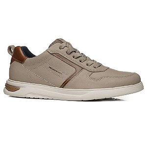 Tenis Sapatênis Pegada Delta Couro Masculino Jeans Areia