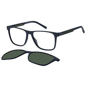 Óculos de Sol Tommy Hilfiger 2203/C Azul Marinho Lente Verde