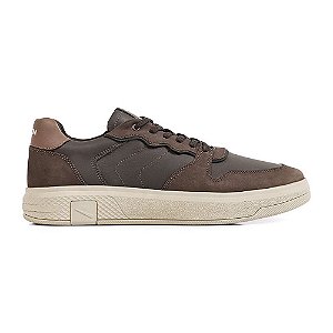 Tenis Sapatênis Ferracini Dream Sneaker Couro Marrom