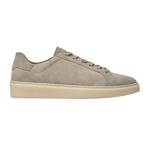 Tênis Casual Oficina Refine Camurça Masculino Areia Bege