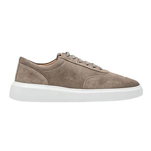 Tênis Casual Oficina Berlim Camurça Masculino Marrom Gris