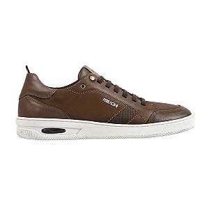 Tênis Sapatênis Ferracini New Blady Couro Marrom Masculino