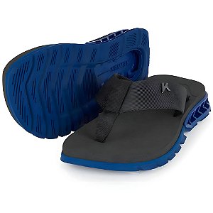 Chinelo Kenner Rakka Masculino Preto e Azul