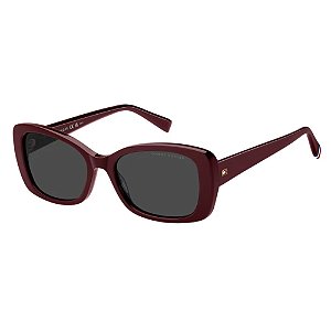 Óculos de Sol Tommy Hilfiger 2225S Bordo Lente Cinza