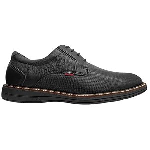 Sapato Social Ferracini Kingston Masculino Couro Todo Preto