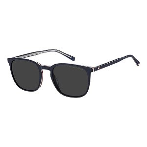 Óculos de Sol Tommy Hilfiger 2266/S Azul Marinho Lente Cinza