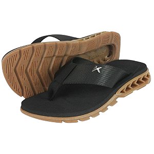 Chinelo Kenner Rakka Masculino Preto e Creme
