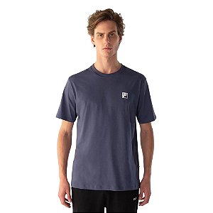 Camisetas Fila Comfort Classic Masculino Azul Marinho