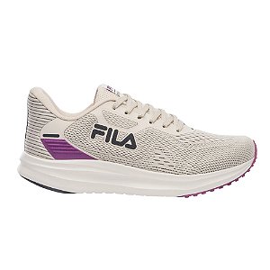 Tênis Fila Fastness Running Feminino Bege e Rosa