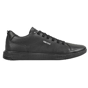 Tênis Sapatênis Ferracini Star Nobuck Couro preto Masculino