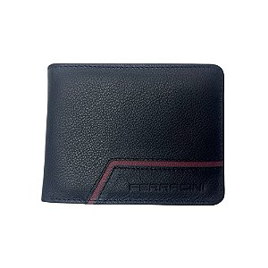Carteira Ferracini Memphis Masculino Couro Preto Fly Ruby