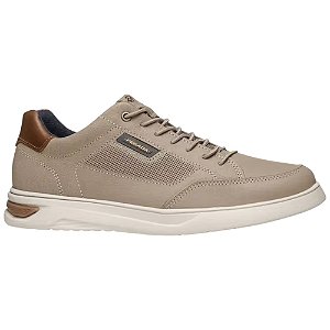 Tenis Sapatênis Pegada Couro Masculino Jeans Conhaque