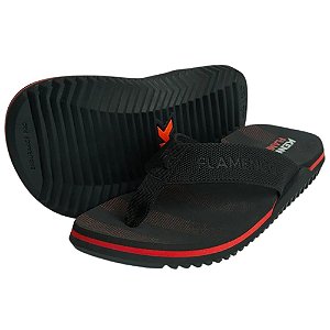 Chinelo Kenner Collab Flamengo Nk6 Masculino Preto