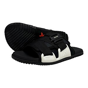 Chinelo Kenner Hyper-Z Fit Nylon Masculino Preto e Branco