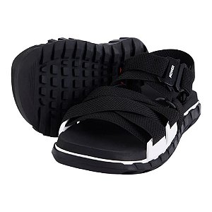 Chinelo Kenner Megah Z Elástico Tramado Masculino Preto