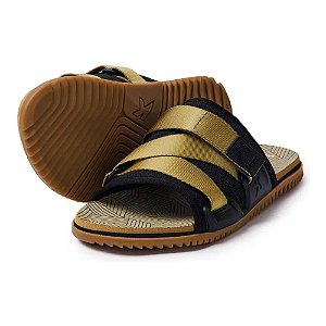Chinelo Kenner Hyper Z Black Panther Masculino Dourado
