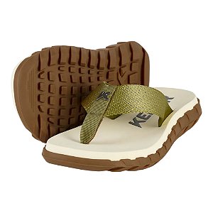 Chinelo Kenner Megah Crepe Masculino Branco