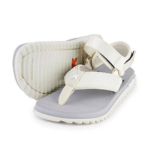 Chinelo Kenner Kivah Double Baw Masculino Cinza Off White